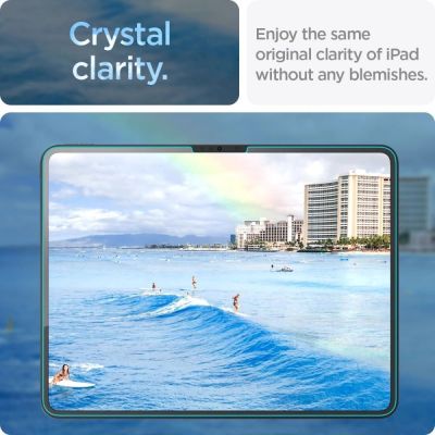 7. Spigen Glas.tR EZ Fit Tempered Glass for iPad Pro 13'' 2024