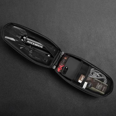 4. Rockbros B62 Bike Bag for Handlebar or Frame 2L - Black