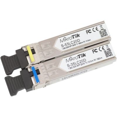 3. MikroTik SFP Module S-3553LC20D 1.25Gb/s, 20km