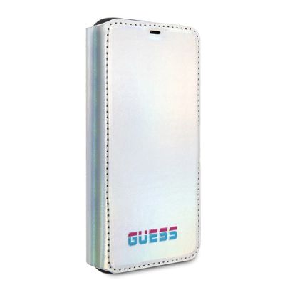 4. Guess GUFLBKN65BLD iPhone 11 Pro Max silver/silver book Iridescent