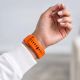 7. Tech-Protect Silicone Line Strap for Apple Watch 44 / 45 / 46 / 49 mm - Orange