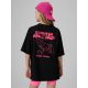 2. Girls' loose T-shirt with print 4F 4FJRSS26TTSHF3910-20S