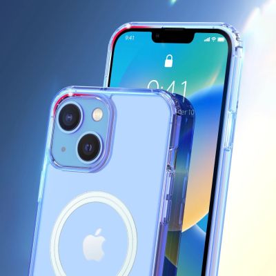 17. Dux Ducis Clin magnetic case for iPhone 14 Plus compatible with MagSafe transparent