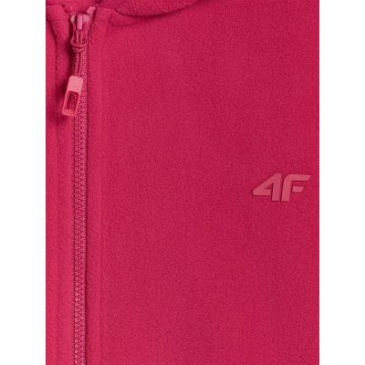 9. Women's slim fleece jacket with hood 4F 4FRAW25TFLEF495-53S