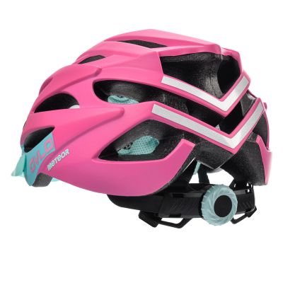 9. Meteor Ovlo M 16863 Bicycle Helmet 55-58 cm Pink