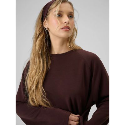 6. Women's regular sweatshirt with ties and modal 4F 4FRSS26TSWSF2784-80S
