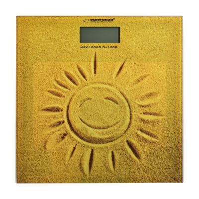 4. Esperanza Sunshine EBS006 Bathroom Scale (Sand Color)