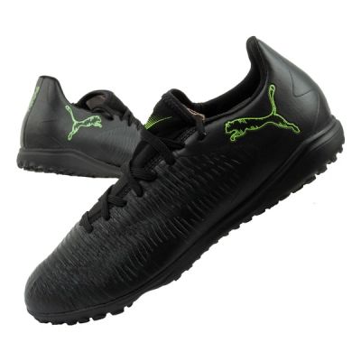 Puma men's sports shoes Future 8 Play TT turf football shoes black green