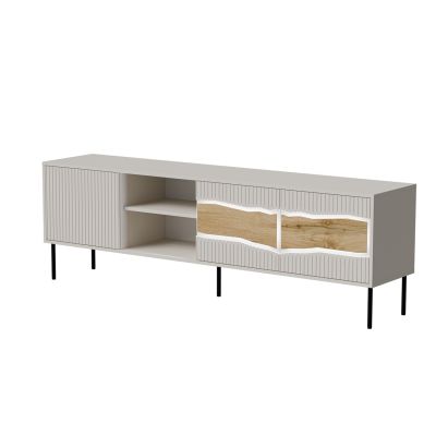 INSERTO 3D1W TV cabinet 190x40x61.5 cashmere + LED