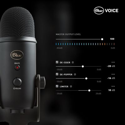 4. Logitech G Yeti Black Tabletop Microphone