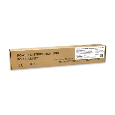 2. Equip 333315 PDU Power Distribution Unit 7 x Network Sockets 1U Black, Silver