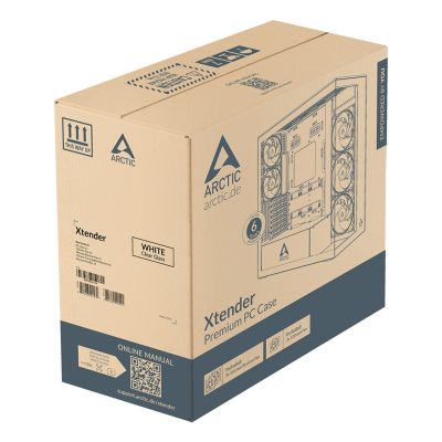 9. CASE MIDITOWER EATX Xtender WHT ACPCC00014A ARCTIC housing