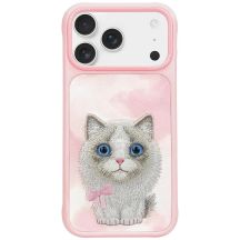Nimmy Big Eyed Pet 2.0 Cat Case for iPhone 17 Pro - Pink
