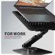 2. Axagon STND-LRB Laptop-Ständer, 360° drehbar, Doppelgelenk, extenderbar Notebook and tablet stand Black 43.9 cm (17.3")