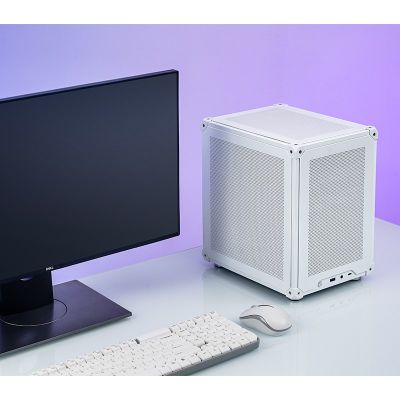29. Jonsbo C6 Micro-ATX Computer Case - White