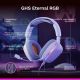 10. Glorious Gaming Glorious GHS Eternal RGB – RGB Stereo Gaming Headphones for PC, PS5, PS4, Switch – Custom-Tuned Drivers, Detachable Microphone, USB-C – Durable, 24/7 Comfort – White
