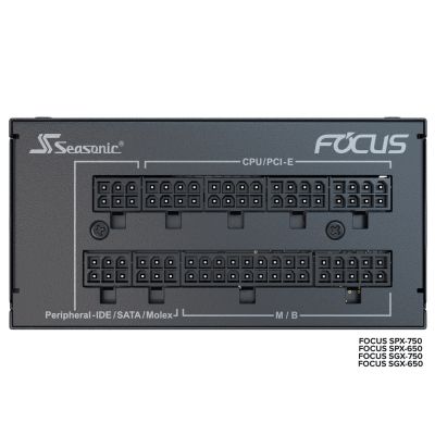 9. Seasonic FOCUS SGX-750 (2021) 750 W 20+4 pin ATX SFX Black Power Supply Module