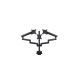 4. Maclean MC-811 desk mount for 3 monitors (desktop; 17" - 27"; max. 20kg)