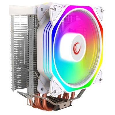 4. Rampage OCTAGONC50-WHITE LGA1700/AM5 CPU Cooler 1800RPM 120mm ARGB PWM Fan