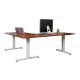 2. The desk frame is equipped with a triple electric motor with a load capacity of 150 kg in an L-shaped shape.