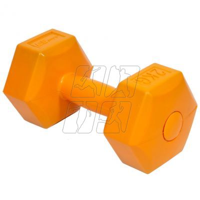 3. Composite dumbbell set EB FIT 2x2kg orange 1027029