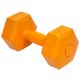 3. EB FIT composite dumbbell set 2x2kg orange 1027029