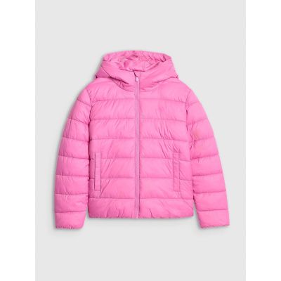 6. Girls' down jacket with synthetic filling 4F 4FJRAW25TDJAF0816-54S