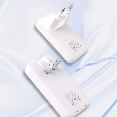 8. Dudao A65Q 65W GaN Travel Wall Charger USB-A / USB-C PD Ultra-Thin EU / US - White