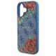 6. Guess GUHMP16SP4ROPEMCB iPhone 16 6.1" blue/blue hardcase 4G Flowers Print MagSafe