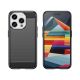 6. Flexible carbon pattern case for iPhone 15 Pro Carbon Case - black