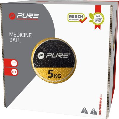 10. MEDICINE BALL 5KG PURE 2 IMPROVE