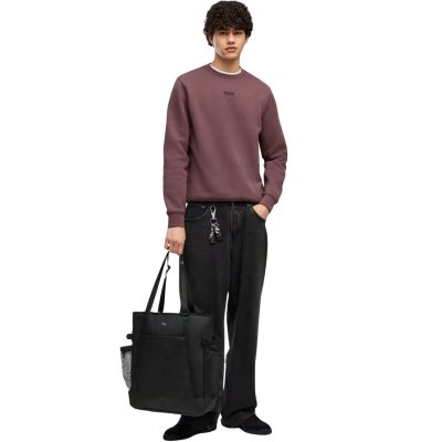 5. Men's Puma ESS Small No.1 Logo Brown Sweatshirt 692913 91