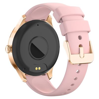 5. VELTORI VT360-1 Women's Smartwatch Pink Silicone Strap