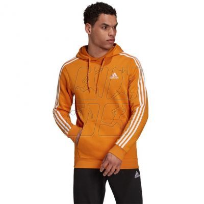 2. Adidas 3-Stripes Fleece Hoodie M H12188