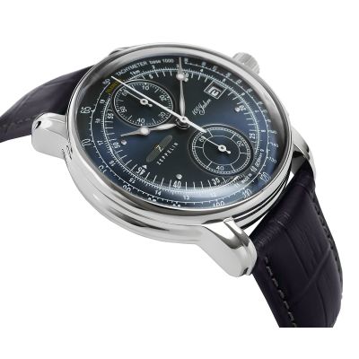 2. Men’s ZEPPELIN 100 Yahre Chronograph Watch 8670-3 + BOX