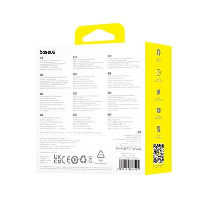 8. Baseus Bowie E5 TWS Wireless Headphones - Black