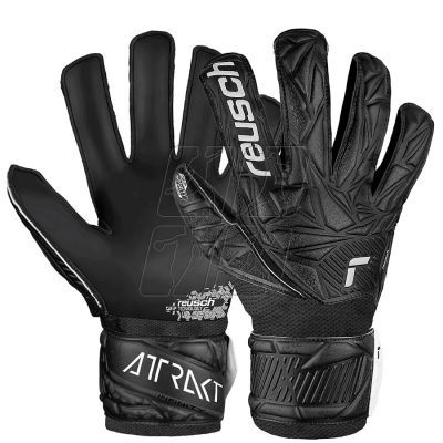 4. Reusch Attrakt Infinity Jr 54 72 715 7700 goalkeeper gloves