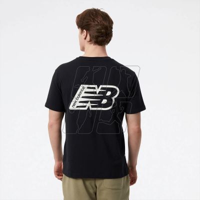 3. New Balance t-shirt Essentials Graphic Shor M MT23514BK