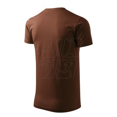 2. T-shirt Malfini Basic M MLI-12938 chocolate