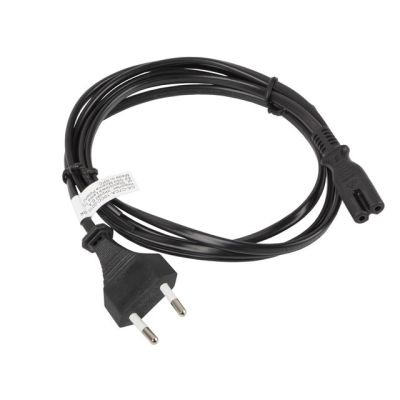 LANBERG POWER CABLE EURO CEE 7/16 -> C7 1.8M (FIGURE EIGHT)