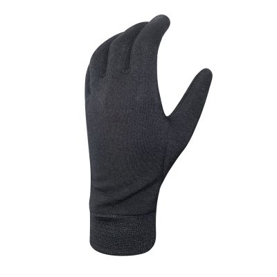 CHIBA Black Silk Gloves M