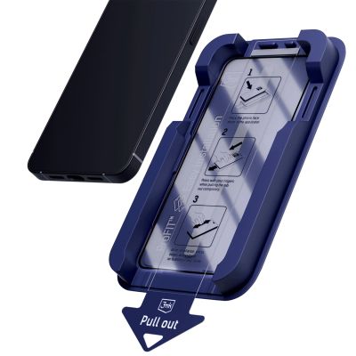 2. 3mk Hardglass Max Privacy Tempered Glass with Applicator for iPhone 18 Pro