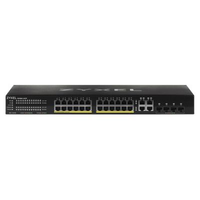 2. Zyxel GS1920-24HP 28-Port PoE Switch (PoE+: 24;), 375 W, Managed Gigabit
