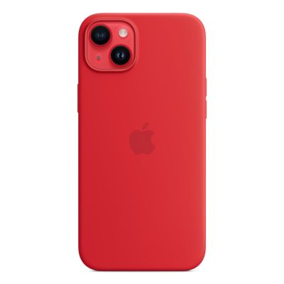 5. Apple Original iPhone 14 Plus Silicone Case with MagSafe Color Product(RED)