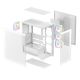7. DeepCool CG580 4F V2 Midi Tower PC Case, White, R-CG580-WHADA4-G-2