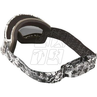 4. Volcom YAE OP ART/SILVER CHROME UV protection snowboard goggles women/men gray (VG0722318)