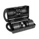 8. REBEL ACTIVE ADJUSTABLE DUMBBELLS IN CASE WITH BAR, 15 KG SET