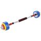 9. Colorful dumbbells with barbell function in a HMS SKC20 case 2 x 10 kg