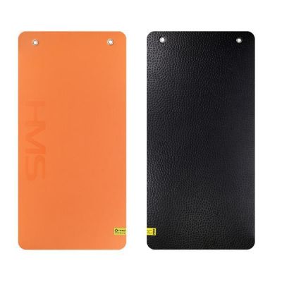 HMS Premium MFK01 Orange-Black Club Fitness Mat with Holes