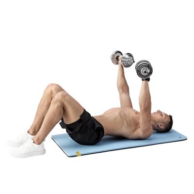 20. Dumbbells in a case HMS STC21 2 x 10 kg chrome